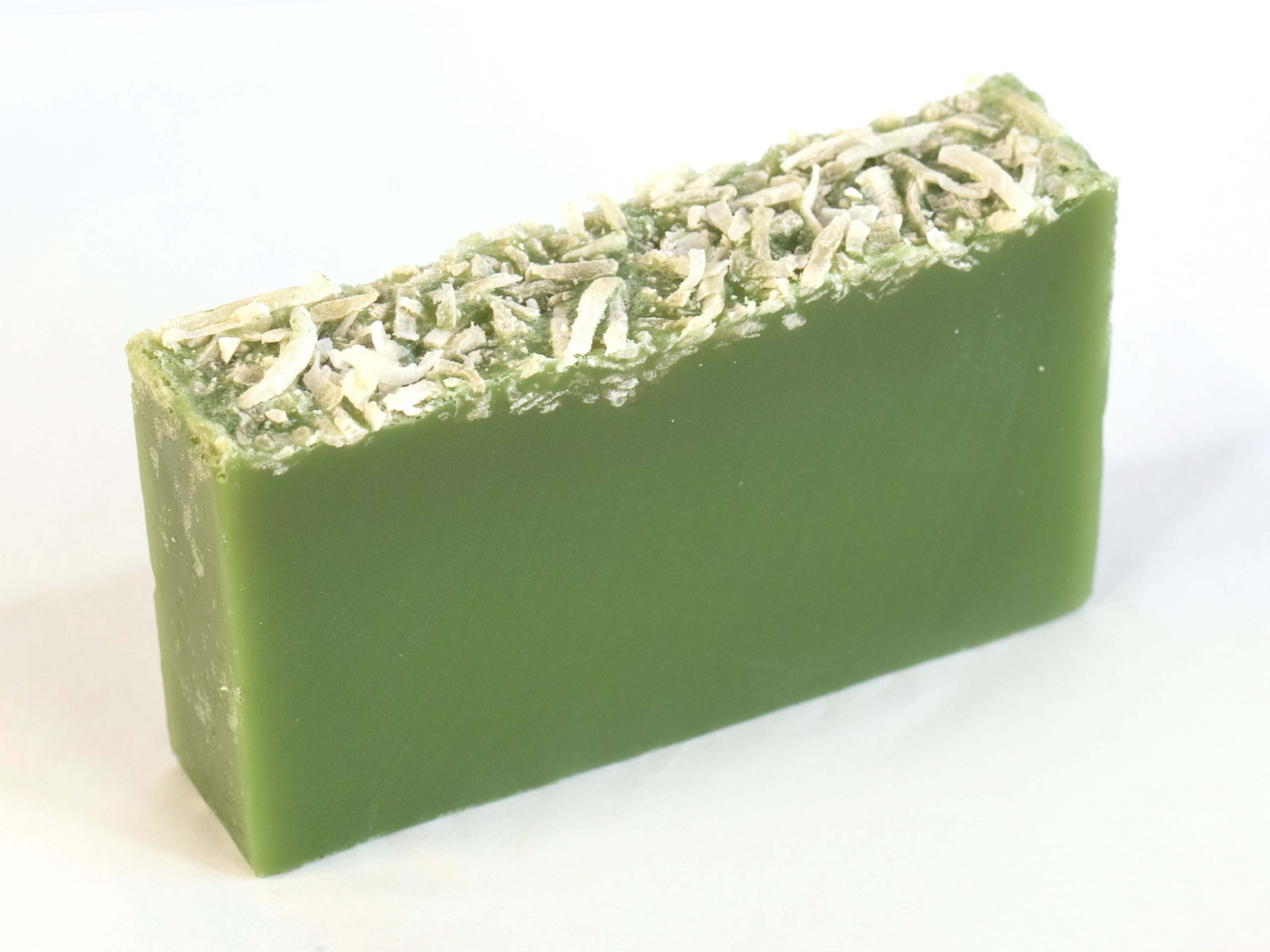 Coconut & Pine Lime Organic Soap (fresh cut slice)